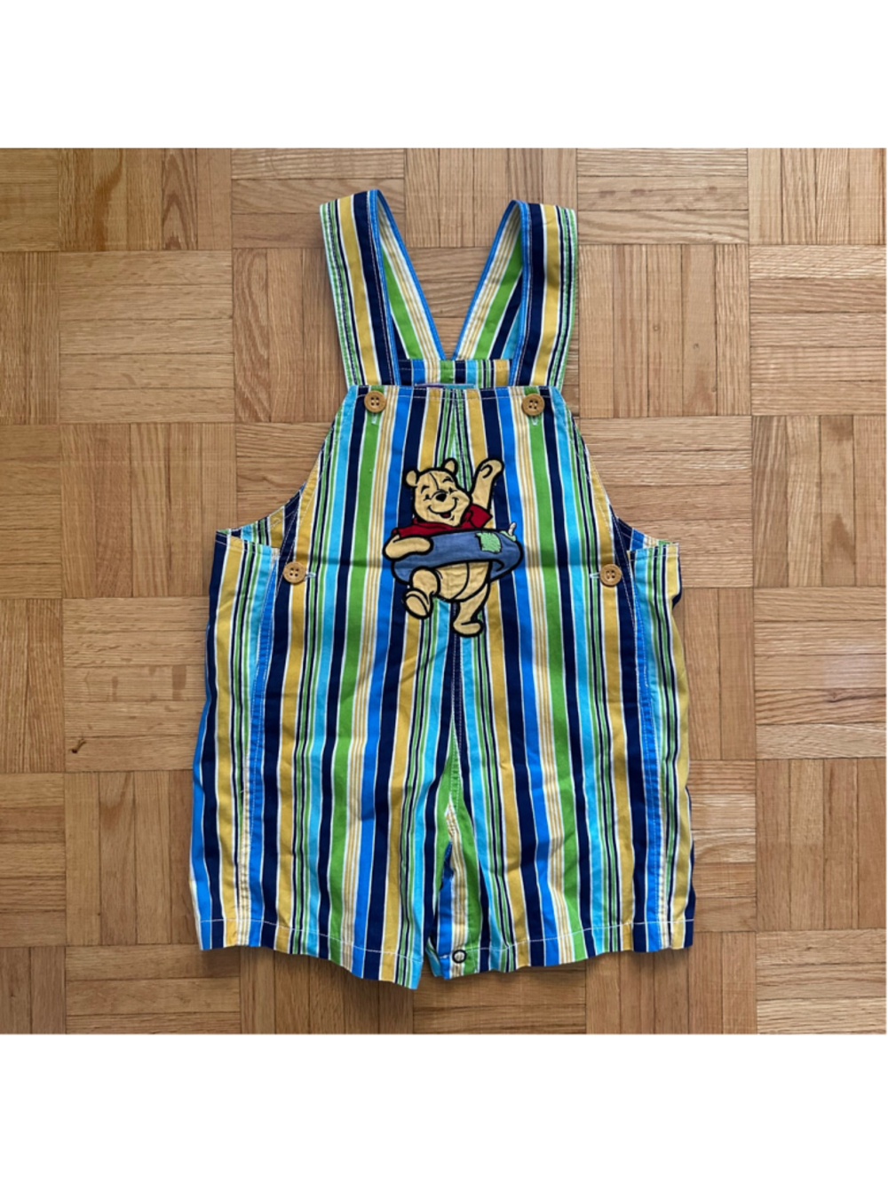 Vintage Winnie the pooh toddler overalls 24T